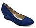 Greatonu Women's Classic Suede Wedge Pumps