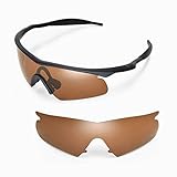 Walleva Replacement Lenses or Lenses With Black Nosepad for Oakley M Frame Hybrid - 40 Options Available
