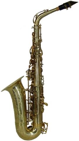 LA Sax BIG LIP "X" Alto Saxophone - Unpolished Lacquer Body and Keys