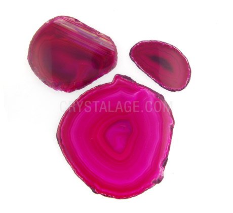 Agate Slice Pink - Large