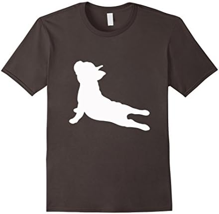 Mens French Bulldog Yoga T-Shirt 3XL Asphalt