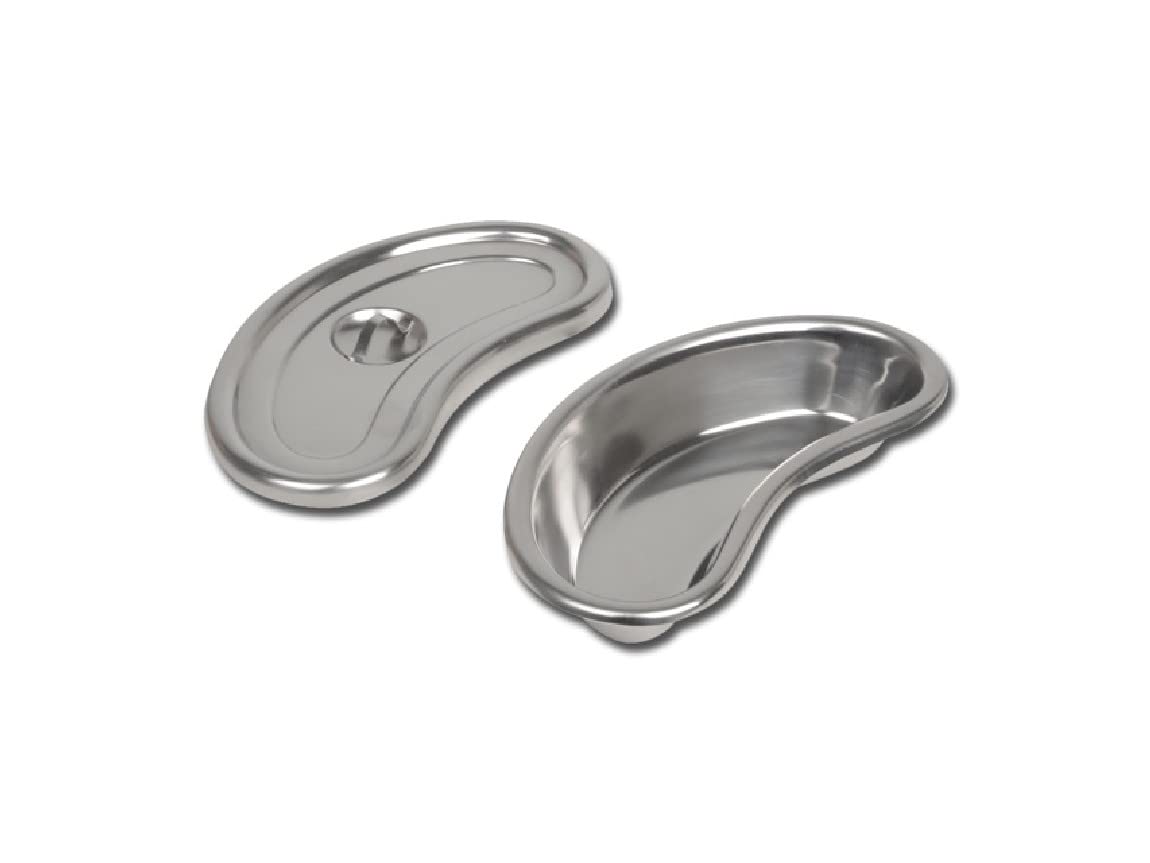 GIMA UPL-062 kidney dish with lid, stainless steel, 200 mm x 95 mm x 35 mm
