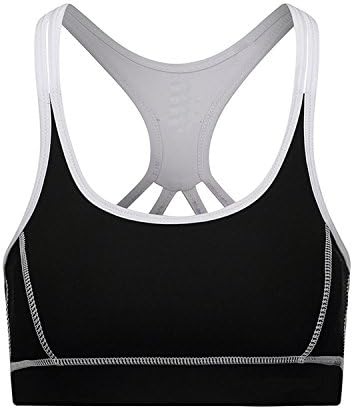 Mistere Shockproof Sports Bra Fast Dry Women Running Fitness Yoga vestwhiteXL