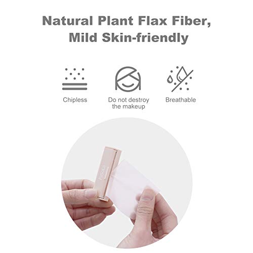 image for DAGEDA Natural Rose Oil Blotting Paper Sheets,Oil Absorbing Tissues fo