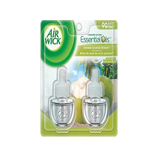 Air Wick Scented Oil Twin Refills: Serene Coconut Breeze