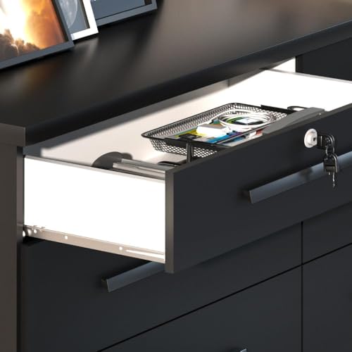 Comoda Monza 8 Gav Com Pés Onix