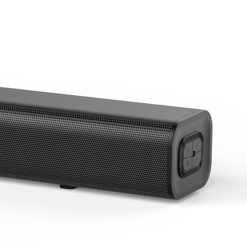 Soundbar Barra de Som Goldentec 2.0 Canais Bluetooth 120W RMS com HDMI ARC Preto | 5M, 3D, HDMI ARC, Preto