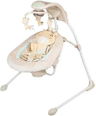 Tcaijing Baby Swing Child Sleeping Artifact Newborn Baby Electric Cradle Comfort Bench Bed
