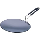 Vinod Cookware Hard Anodized Tawa, Black, 25 cm