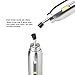 Olive Oil Bottle,YiTai 250ml/8oz Stainless Steel Olive Oil Bottle Dispenser -1 Stainless Steel Aided Funnel for Refilling - Leakage-free Oil Dispenser - Cooking Oil Container Holder (Round)