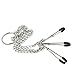 Orchidtek Three Heads Clamps/Clips with Chain and Gift Bag，Dress Accessories