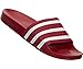 adidas Originals Men's Adilette Slide Sandal,Scarlet/White/Scarlet,9 M US