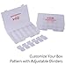 BASSDASH Fishing Tackle Box Lure Tray Plastic Utility Storage 3600 3700 Boxes with Adjustable Dividers