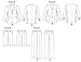 VOGUE PATTERNS V8890 Men's Jacket/Shorts and Pants Sewing Template, Size MUU (34-36-38-40)