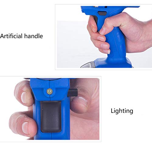 LYzpf Akkuschrauber Bohrschrauber Schlagbohrschrauber Multifunktion Schnurlos Tragbar Werkzeug Variable Geschwindigkeit… – Bild 6