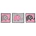 Bacati - Elephants Pink/Grey 10-Piece Nursery in a Bag Girls Crib Baby Bedding Set with Bumper Pad