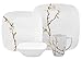 Corelle Cherry Blossom Square Dinnerware Set (Serves 4) 16pc, Multicolored