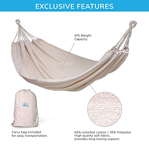 Hammock Sky Brazilian Double Hammock Two Person Bed with 2 Tree Straps