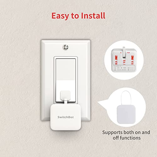 SwitchBot Smart Switch Button Pusher Fingerbot for Automatic Light