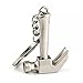 gootrades Men's Ornament Claw Hammer Car Keyring Creative Metal Keychain Pendant
