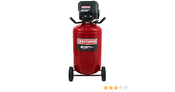 Amazon.com: Craftsman 33 Galón Quiet Vertical Compresor De Aire 165 PSI  Nail Gun construcción Framing Herramientas Neumáticas Roofing Portable 2  (Quick Connects Get Your Job Done rápido y fácil No requiere Aceite