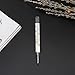 EA-STONE Large Screen Glass Mercury Thermometer, Mercury Free Oral Glass Thermometer,Easy Reading Oral Thermometer,Degrees Celsius Glass Thermometer