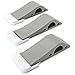 Decorative Door Stopper with Free Bonus Holders, Rubber Door Stop Works on All Floor Surfaces, Fixed The Door (3Pcs, Gray)
