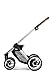 Mutsy Evo Urban Nomad Stroller, Silver Chassis, Light Grey