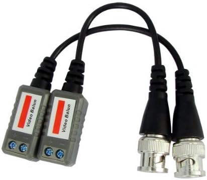 BW PAIR CCTV Camera BNC CAT5 Video Balun Transceiver Cable, 1Pair, 1-pair - Image 3