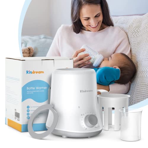 Baby Bottle Warmer - Single Baby Bottle Warmer and Feeding Warmer for Breast Milk and Follow-up Milk, Precise Temperature Control, Suitable for All Baby Bottles.(Single 02)