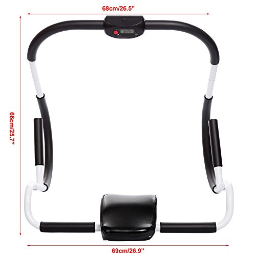 Fashine AB Roller Crunch Machine Abdominal Exercise Fitness Equipment (Type 2)