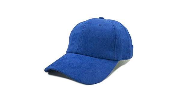 Suede blue hat Clearance