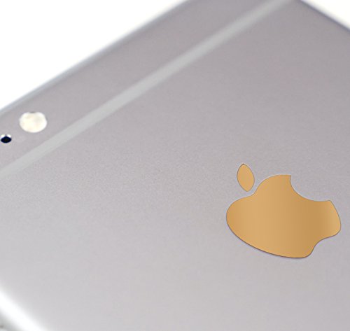 Gold Color Changer Overlay for Apple iPhone 7 and 7 Plus Logo Vinyl Sticker Decal