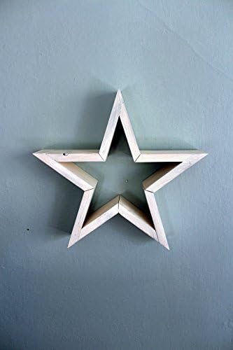 Nagina International Handmade Rustic Wood Star | Rustic Wooden Star - Milled Log Star - Star Wall Hanging - Decor - Farmhouse Decor - Reclaimed Wood Star