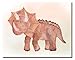 Dinosaur Watercolor Prints - Set of 6 (8 inches x 10 inches) Photos - Cute Kids Boys Girls Bedroom Wall Art