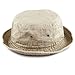 The Hat Depot Bucket Hat - Unisex 100% Cotton & Denim UPF 50 Packable Summer Travel Beach Sun Hat