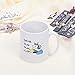 Homlouue White Mugs with Printing Words SHUH DUH FUH CUP Coffee Mugs for Festival Brithday Present or Daily Use