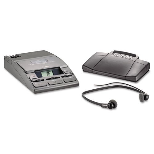 PSPLFH072052-720-T Desktop Analog Mini Cassette Transcriber Dictation System w/Foot Control