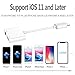 Jack Headphone Adaptor Charger Compatible with iPhone 8/8 Plus /7/7 Plus/iPhone X/XS/XS Max/XR Earphone Adapter Headphone Aux Audio & Connector Cable Support iOS 11 Later