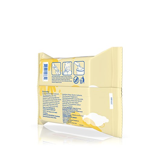 Johnson's Baby Hand and Face Wipes, 25-count
