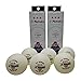 Nittaku 3-Star Table Tennis Balls 40+, Tournament Grade White Ping Poly Ball, 6 Balls bundle