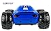 Click n' Play Land & Water Amphibious RC Remote Control Car, 200 Ft Range - Blue