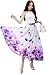 Ashir Aley Woman's Beautiful Chiffon Floral Summer Long Maxi Skirt