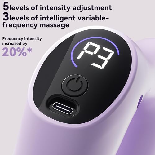 Multifunctional Full-Body Fascia Ring, Electric Fascia Massager Ergonomic Deep Tissue Massage Device, Portable Electric Full-Body Fascia Ring for Abdomen Back Legs