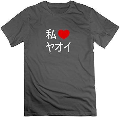 Custome Men "i Love Yaoi" (white) T-shirts In The Size Of Xx-large
