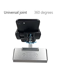 Sukemichi   Soporte universal para iPhone 7 Plus, 8 Plus, X, 7,6 S, 6, Samsung Galaxy Note S6 S7,  Nexus, Huawei, soporte para iPhone para Jeep 2012   2017 JK Wrangler, Silvery