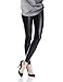 Women's Stretchy Faux Leather Leggings Pants, Sexy Black High Waisted Tights