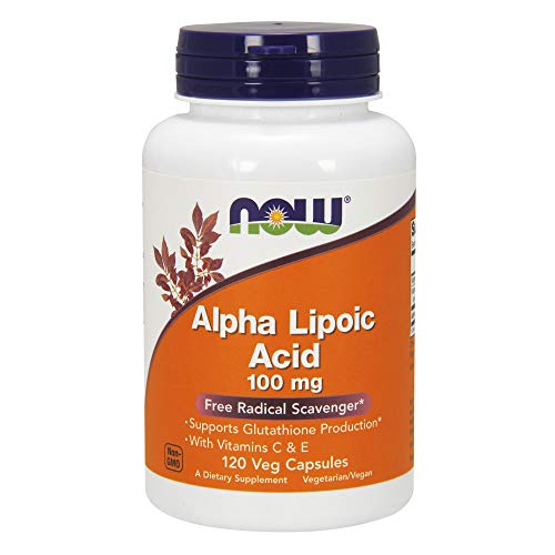 Now Supplements, Alpha Lipoic Acid 100 mg with Vitamins C & E, Free Radical Scavenger*, 120 Veg Capsules