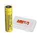 Nitecore 3500mAh 18650 High Capacity Protected Rechargeable Batteries and Lumen Tactical Battery Case (1-Pack)