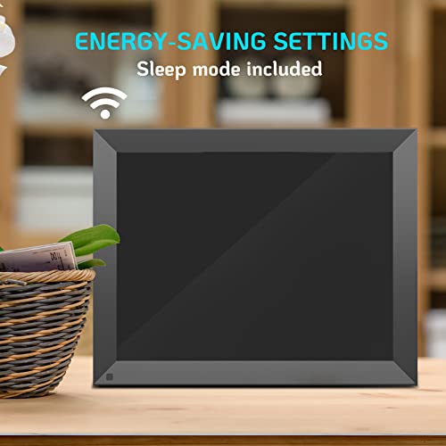 BSIMB 15 Inch Large WiFi Digital Picture Frame(W15A) Unlimited Cloud Storage, 16GB Internal